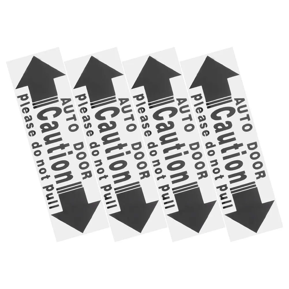 

4Pcs Car Door Sticker High Visibility Do Not Touch Warning Decal Self Adhesive Safety Sign for Automatic Sliding Glass Door