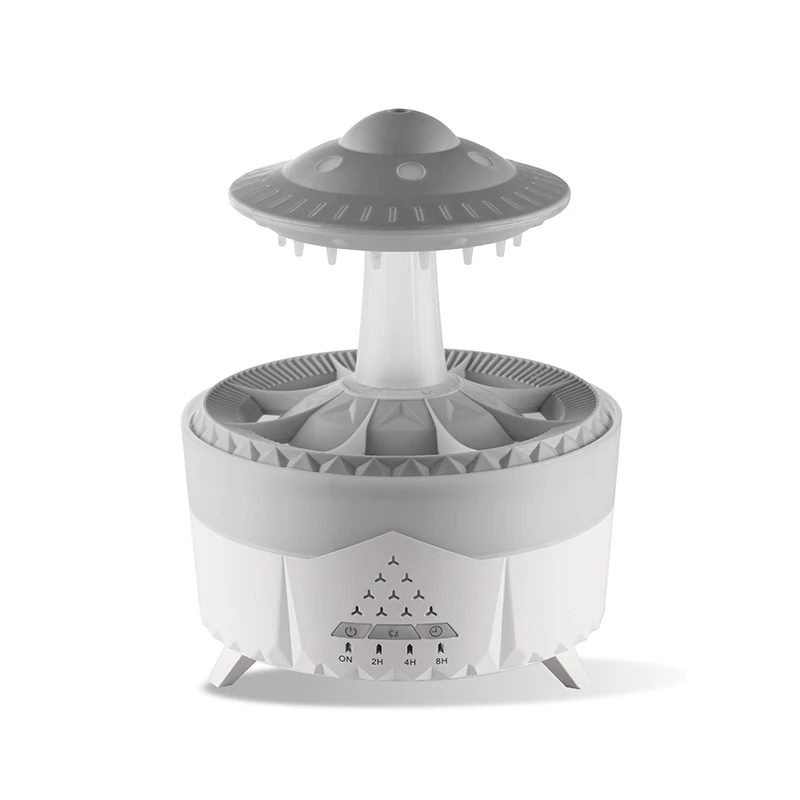Creative UFO Aroma Diffuser Sprayer Air Humidifier with Water Mist Ring Works with Essential Oil Releases Fine Water Mists - view 6