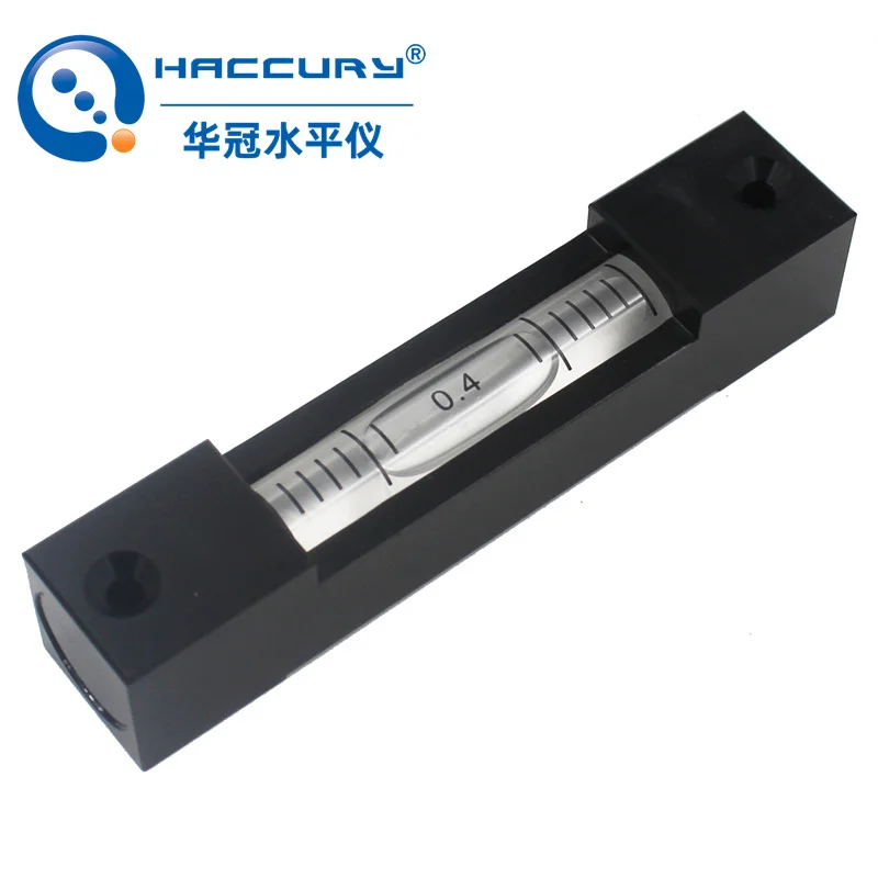 Haccury Metal Strip Spirit Level Bubble Mini Aluminum Alloy Bulb Inclinometer Ampules Length 80mm 1PCS