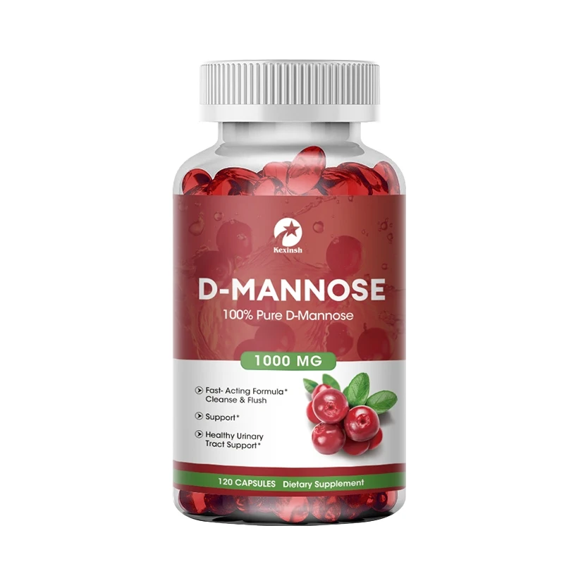 

D-Mannose Capsule 1000 mg per Serving Potent & Fast-Acting 100% Pure All-Natural Urinary Tract Health Support