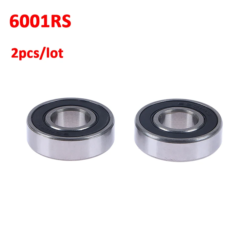 2Pcs 6001RS High Speed Precision Bearing for M365 Pro 1S for G30 All Electric Scooter Rear Wheel Hub Ball Bearings