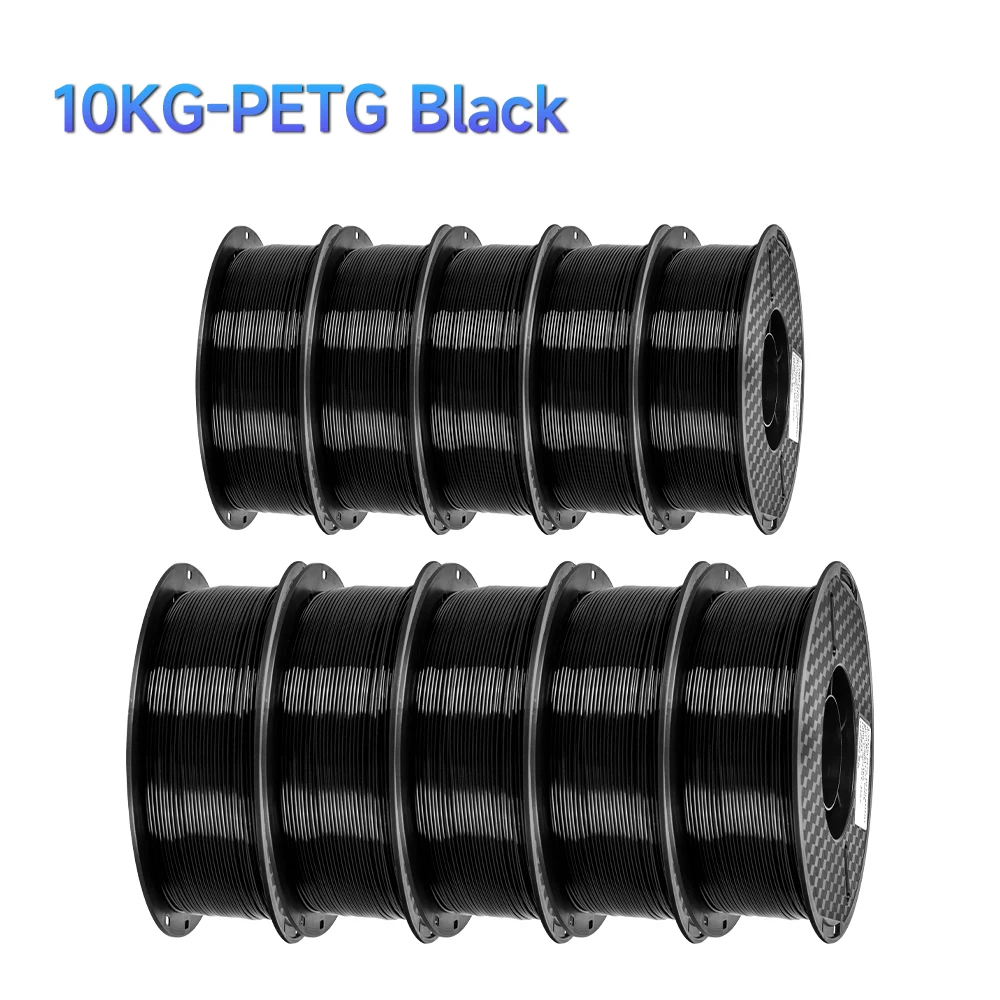 10KG PLA PETG-filament voor 3D-printerfilament 1KG/rol 1,75MM Plastic filamenten Line Up Netjes afdrukken Materiaal voor 3D-printer