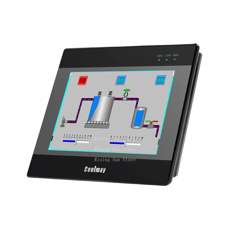 7-inch Industrial Ethernet Connection Human Interface Touch Screen Controller