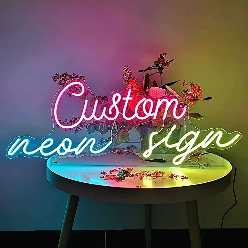 

Creative Personalized Led Customized Neon Light Luminous Character Sign Interior Decoration Wedding Festival Party Light Board