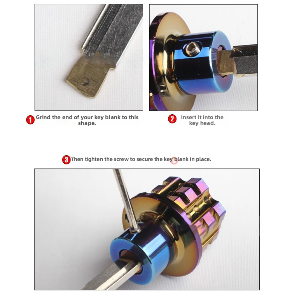 

Алюминиевый чехол для ключей с ЧПУ, аксессуары для мотоциклов, стильный аксессуар для ключей с ЧПУ, алюминиевая головка для ключей, яркие цветные ключи