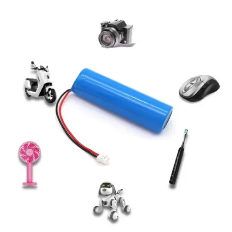 Diskon Besar Baterai Lithium Isi Ulang 3.7V 2000MAH 18650 Li-ion dengan Baterai PCB PH2.0-2P untuk Memancing Lampu LED Bluetooth 4.2V