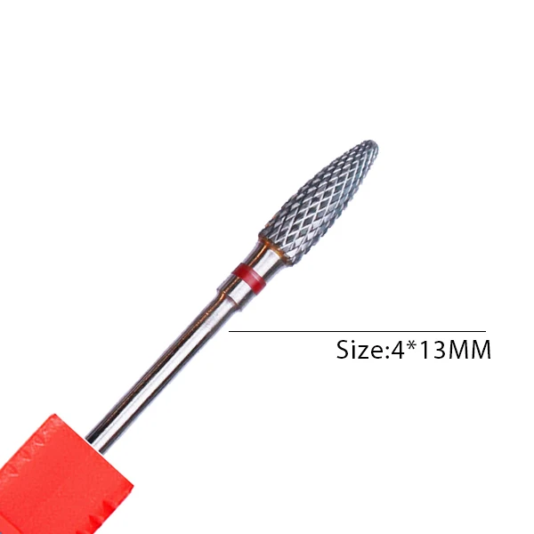 1pc Hartmetall Wolfram Nagel Bohrer Drehen Grat Fräsen Nagel Cutter Bits Bohrmaschine Maschine Für Maniküre Pediküre Werkzeuge