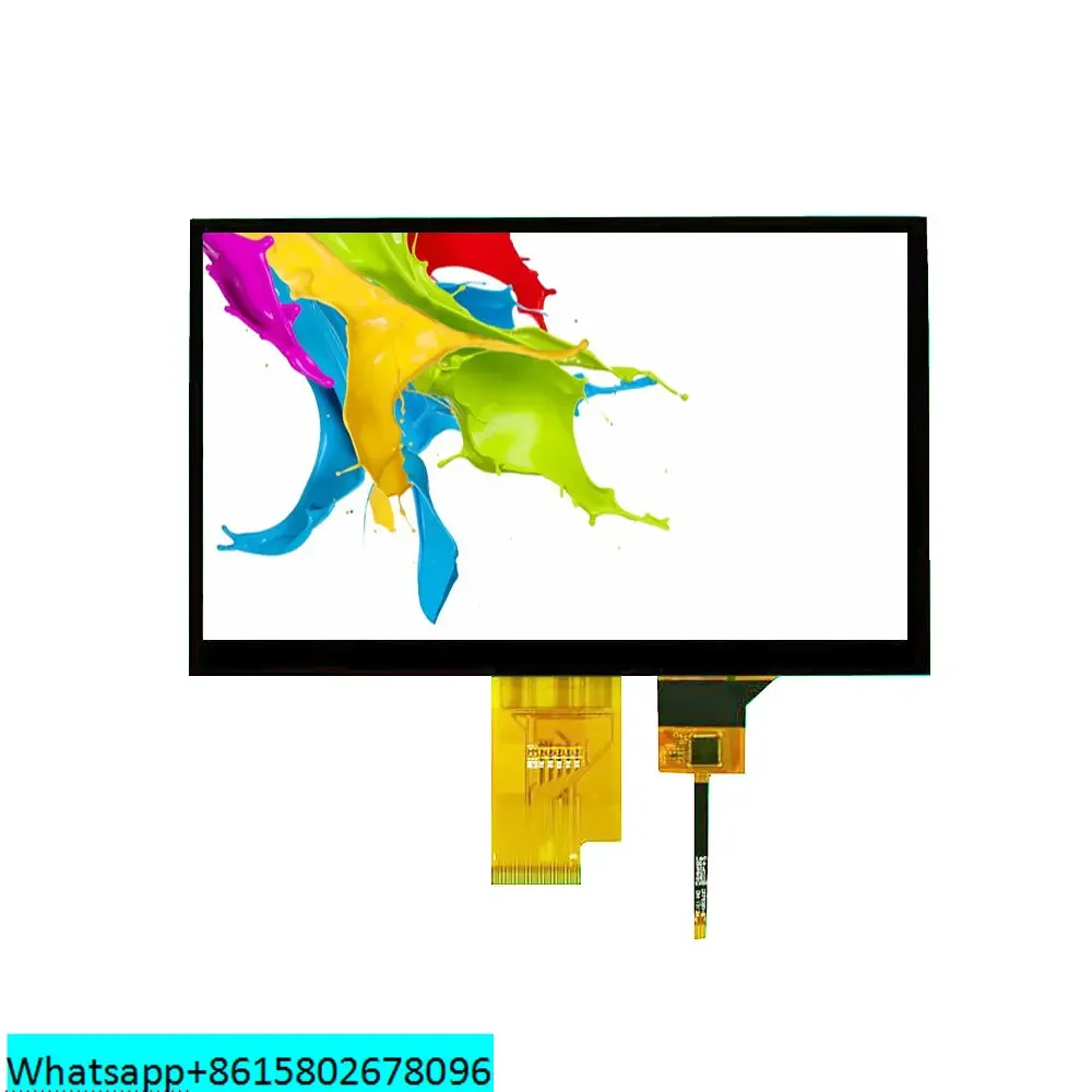 1024x600 display panel LVDS 40pin 7 inch TFT Capacitive touch screen