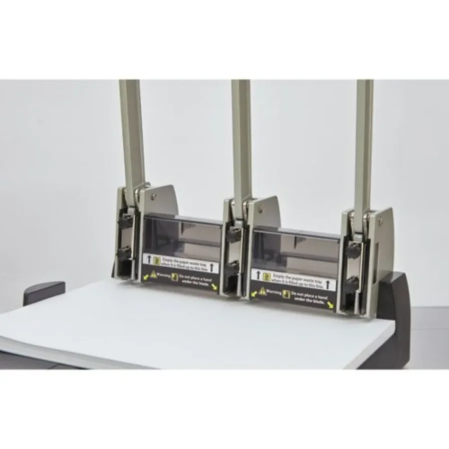 XHC150N Heavy Duty 3Hole Punch with 150 Sheet Capacity for HighVolume Document Processing Precision Alignment System Ensur