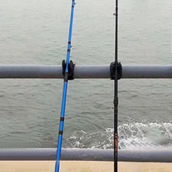U-Shaped Fishing Rod Support Portable Fishing Pole Rack TPE Fishing Feeder Pod Stand Fishing Rod Holder Fishing Gear Accessories