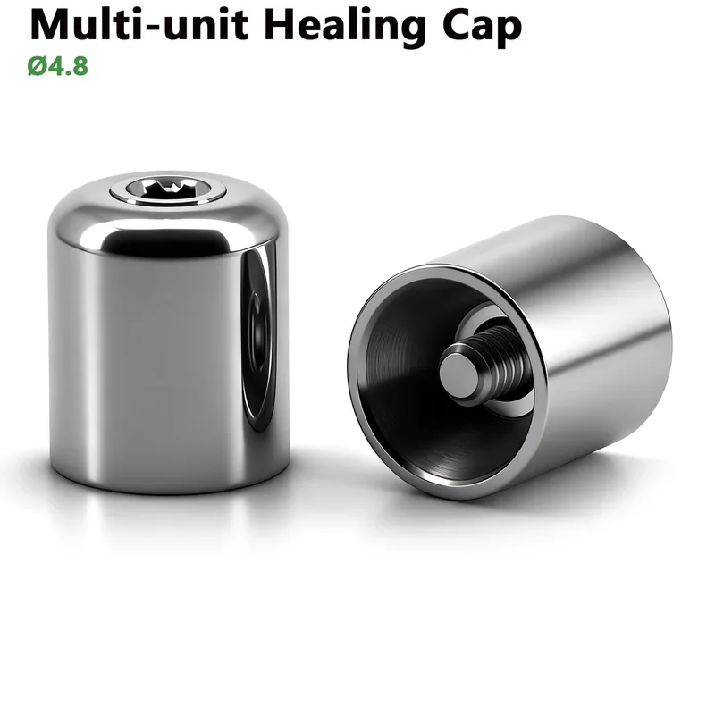 Protective Cap for Nobel Multi Unit Abutment Titanium Healing Cover Screw Retained Temporary Gingiva Former Dental Implant Lab