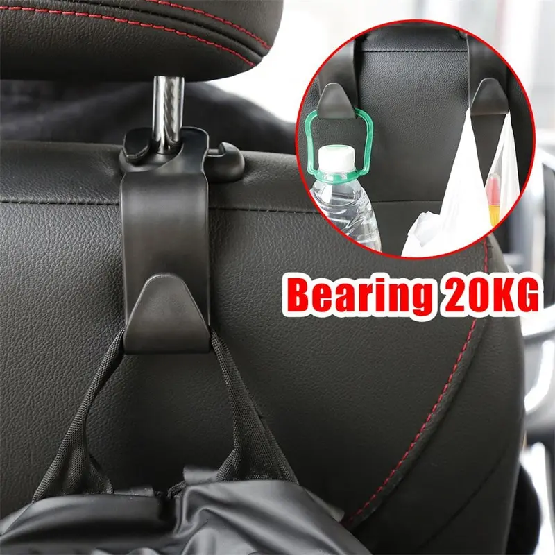 Universal Car Seat Headrest Hook For Auto Back Seat Storage Organizer Hanger Storage Holder For Handbag Purse Bags Clothes Coats