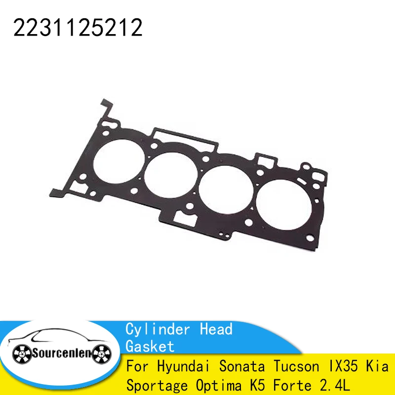 

2231125212 Прокладка головки блока цилиндров двигателя для Hyundai Sonata Tucson IX35 Kia Sportage Optima K5 Forte 2.4L 22311-25212