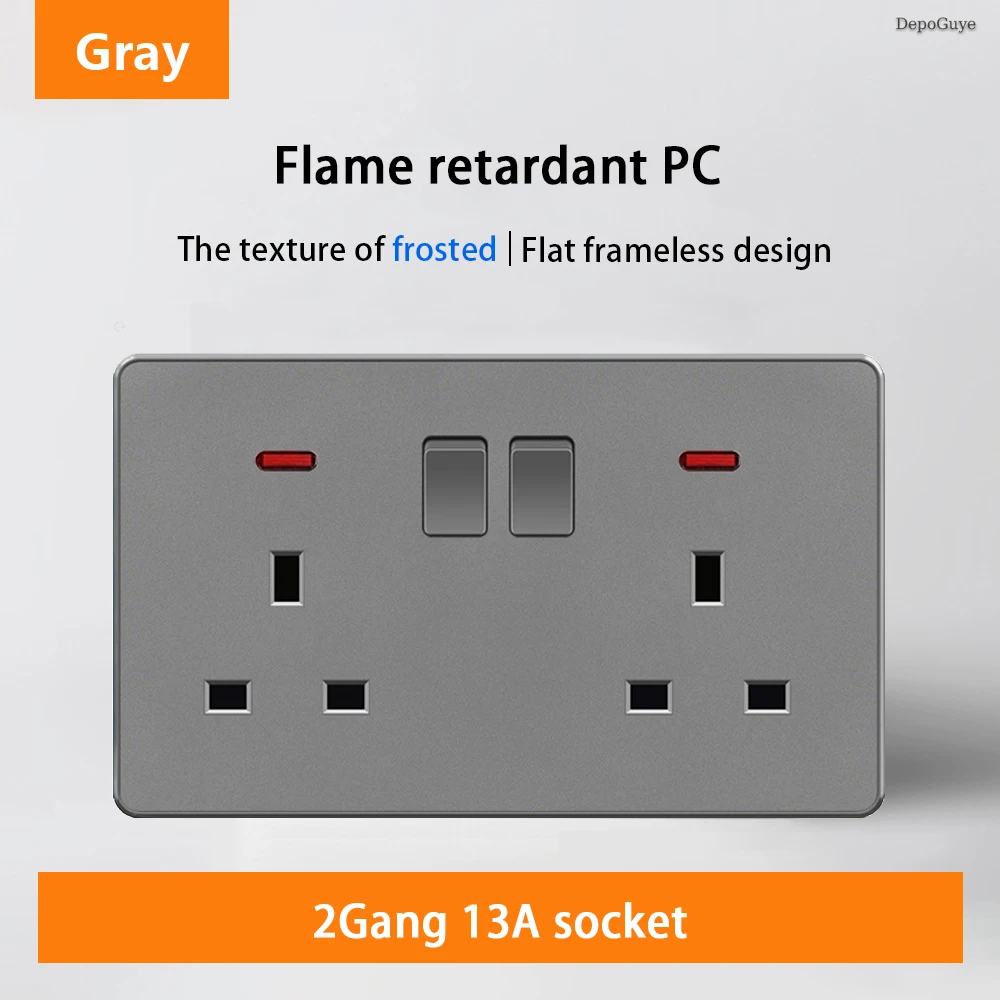 Variant: 2Gang 13A Gray