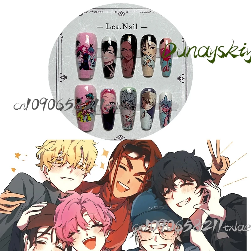 Alien Stage Cosplay Costume Set Till Ivan Mizi Sua Luka Coffin Fake Nail Free Jelly Glue Anime Idol Costumized Item Outfit
