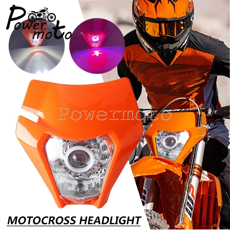 

Фара для мотокросса Enduro DRL Dirt Bike Светодиодные фары для SXCW SX XCW EXCF EXC SMC Adventure R RALLY 450 Rally Replica