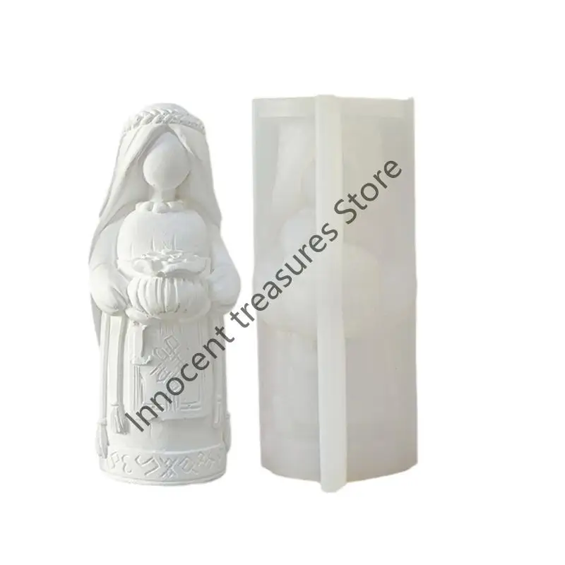 

3XUA Bride Silicone Mold Easy Releasing Moulds Reusable Crafting Moulds and Soaps Moulds Silicone Texture for Crafting
