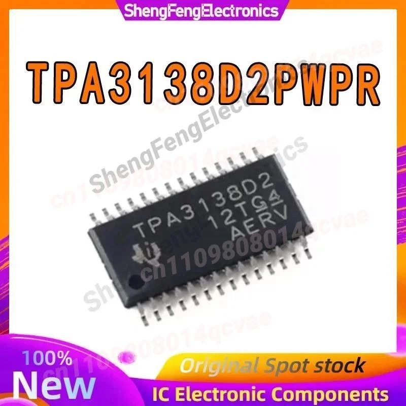 

Микросхема TPA3138D2PWPR TPA3138D2 TPA3138D TPA3138 HTSSOP28, 100% новая, оригинальная, в наличии