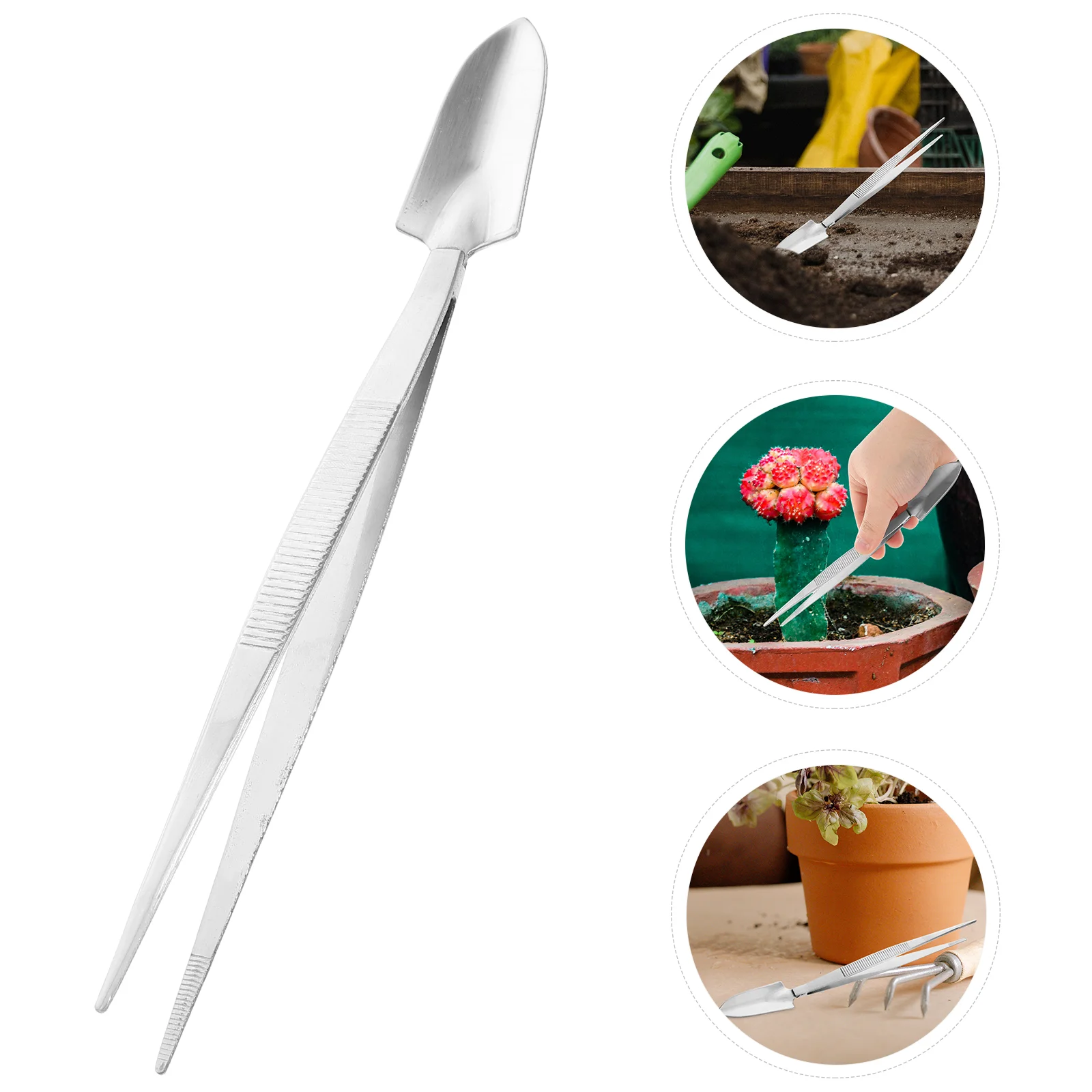 بونساي الملقط أداة البستنة أدوات صغيرة المناظر الطبيعية التسوية أشعل النار ساحة التصميم الداخلي #6