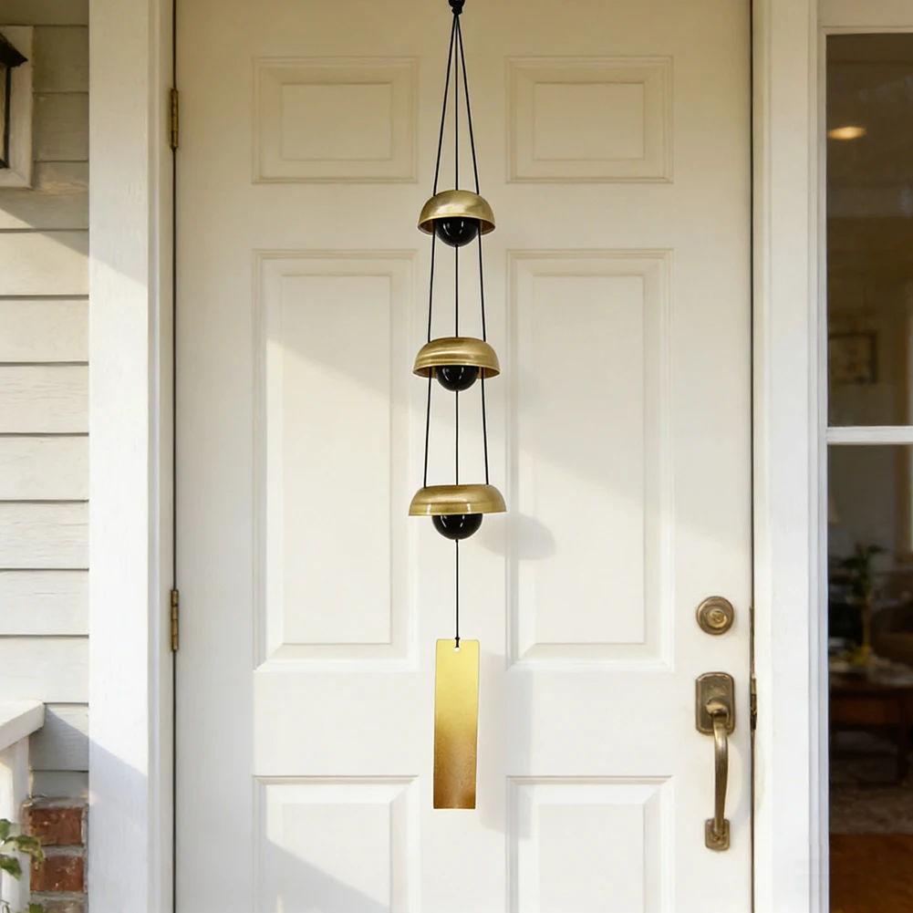 3 Bell 5 Bell Blessings Chimes Japanese Wind Chimes Traditional Zen-Garden Hanging Bell Meditation Decor Crisp Clear Melodic
