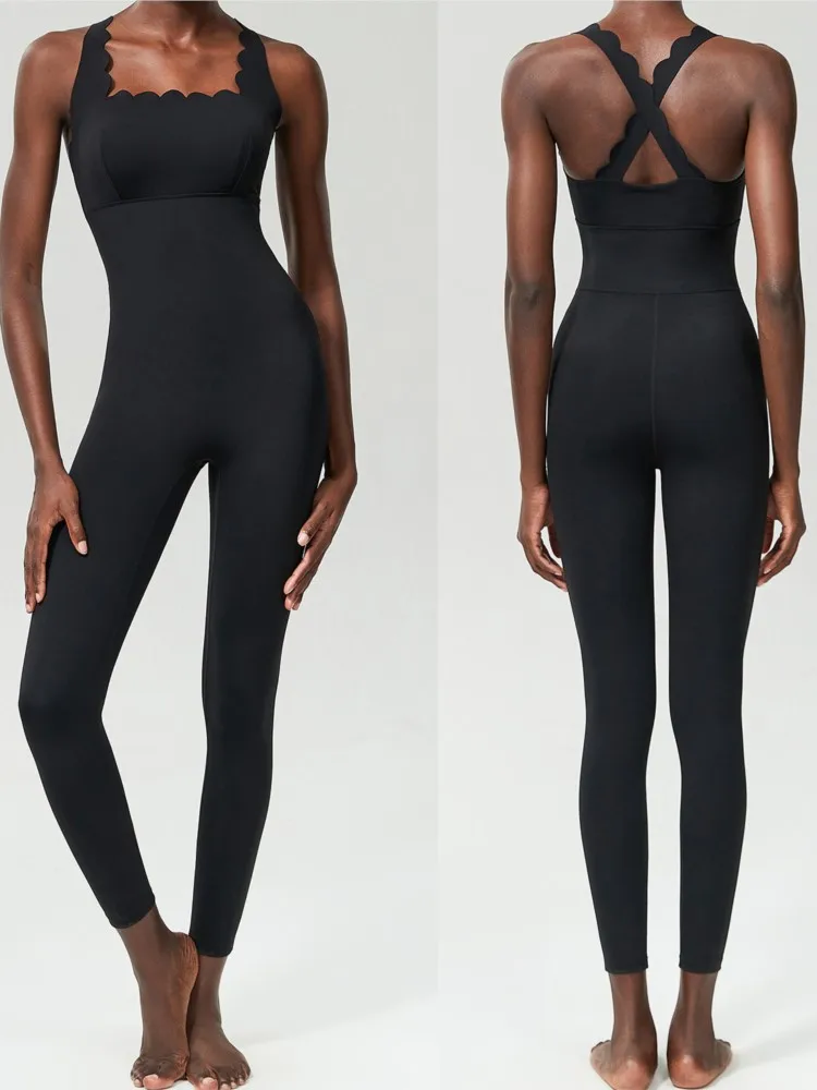 1PCS Yoga Gym Rompers Jumpsuits Women Sports Overalls Active Wear Fitness Clothing Workout Clothes Women Short Playsuits Outfits