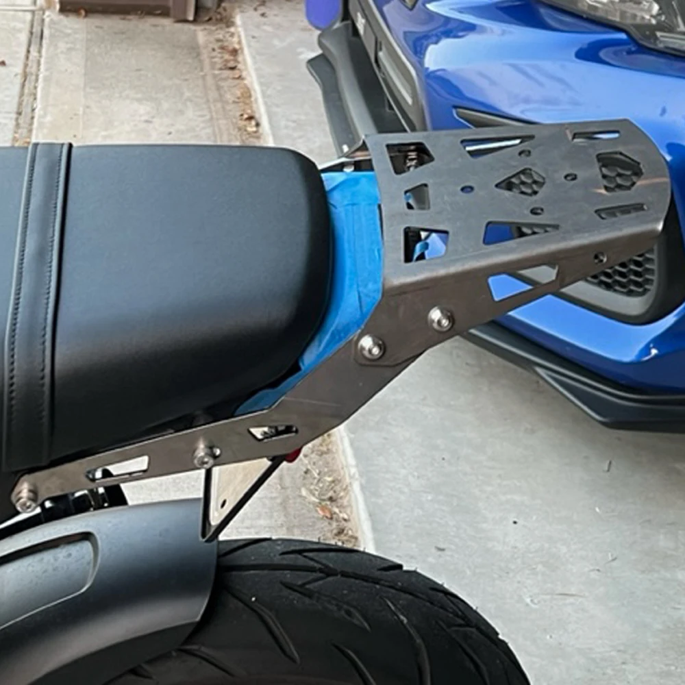 Rear Luggage Rack Extension Motorcycle Luggage Holder Bracket Aluminum MSX125 Grom 125 Msx125 2022 2023 2024 2025 2026 For Honda