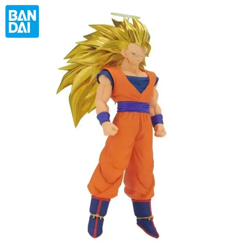 

Фигурки героев Bandai Dragon Ball Super Saiyan 3, фигурки героев Сон Гоку Бос, коллекционные украшения, абсолютно новые, подлинные в полке