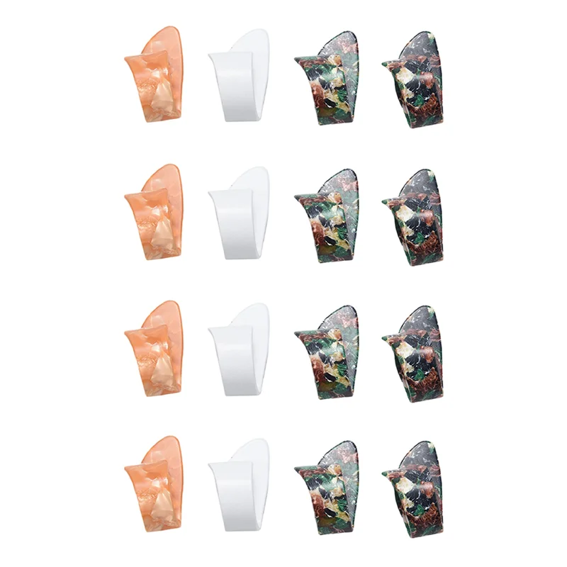 A99I-16 Pieces Thumb Finger Guitar Pick Celluloid Mediator Thumbpick For Acoustic Electric Guitarra Thickness