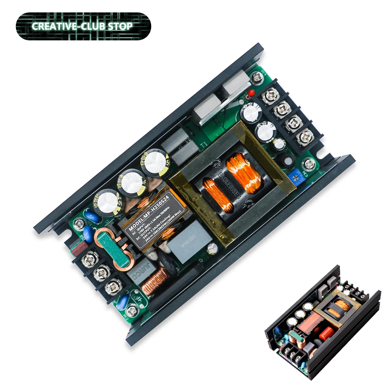 modulo de alimentacao de comutacao pfc ativo ac dc regulador de tensao dc isolado ac 110v 220v a 12v 19v 24v 48v 300w 01