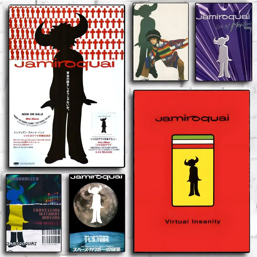 Acid Jazz Band Jamiroquai Poster Modern Home Decor & Interior Design | Wall Art Collection