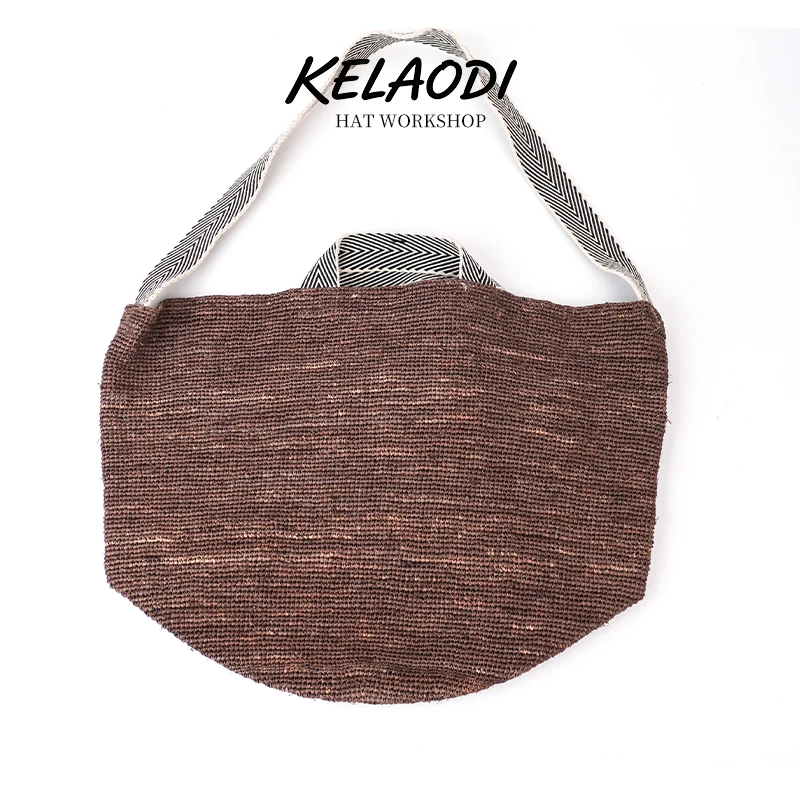 Lafite flower crossbody bag shopping handbag handmade summer beach vacation handbag woven straw shoulder bag beach handbag