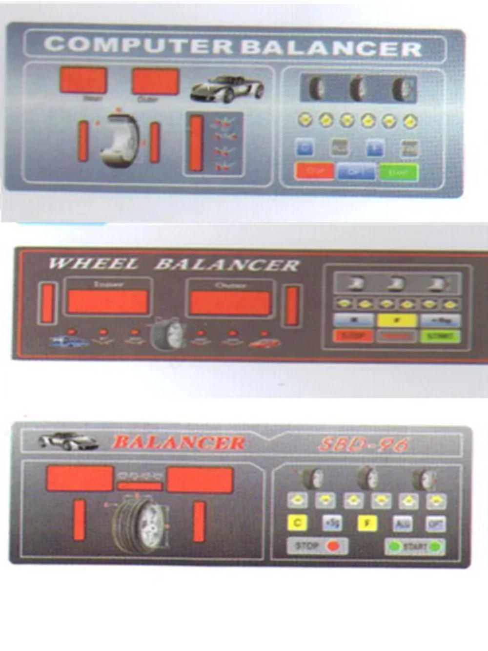 

For Auto Maintenance Car Tire Machine Accessories Key Board Dynamic Balance Instrument Control Panel Tire Changer Display