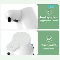 ABBY-400ML Automatic Soap Dispenser, Infrared Sensor, 4 Adjustable Modes, Waterproof, Ideal For Home, Kitchen, Bathroom