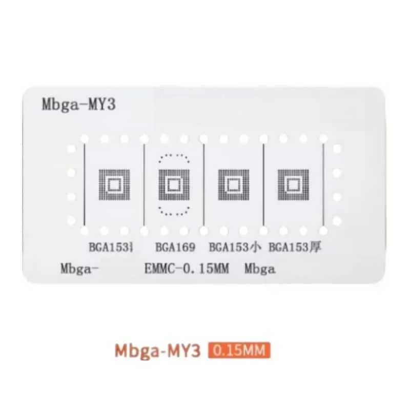 Lcd Tv Emmc Chip Font Library Soldering Net Bga153 Steel Net Bga169 Positioning Plate Soldering Platform