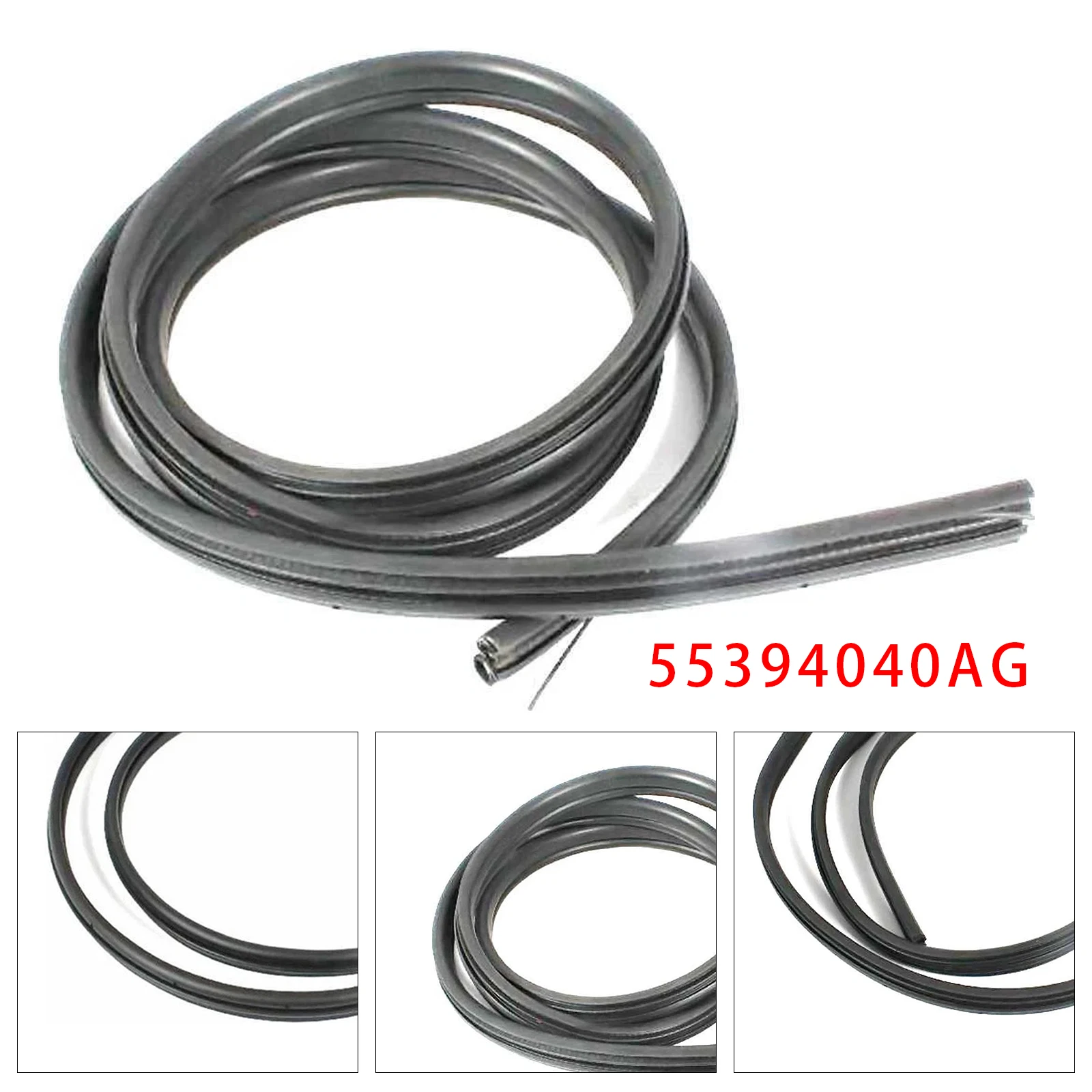 Artudatech LH/RH Front Door Seal  Weatherstripping For Jeep Grand Cherokee 2005 2006 2007 2008 2009 2010 55394040AG D3068