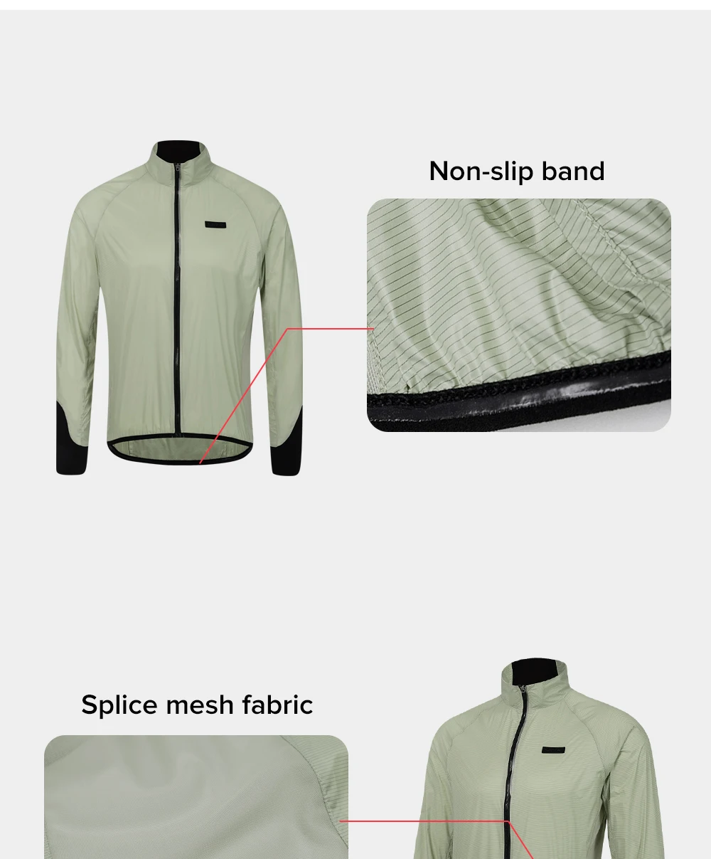 Santic Fahrradjacken Sommer Fahrradjacken Windjacke Reiten Outdoor Sonnenschutz Reitausrüstung – Detail 5