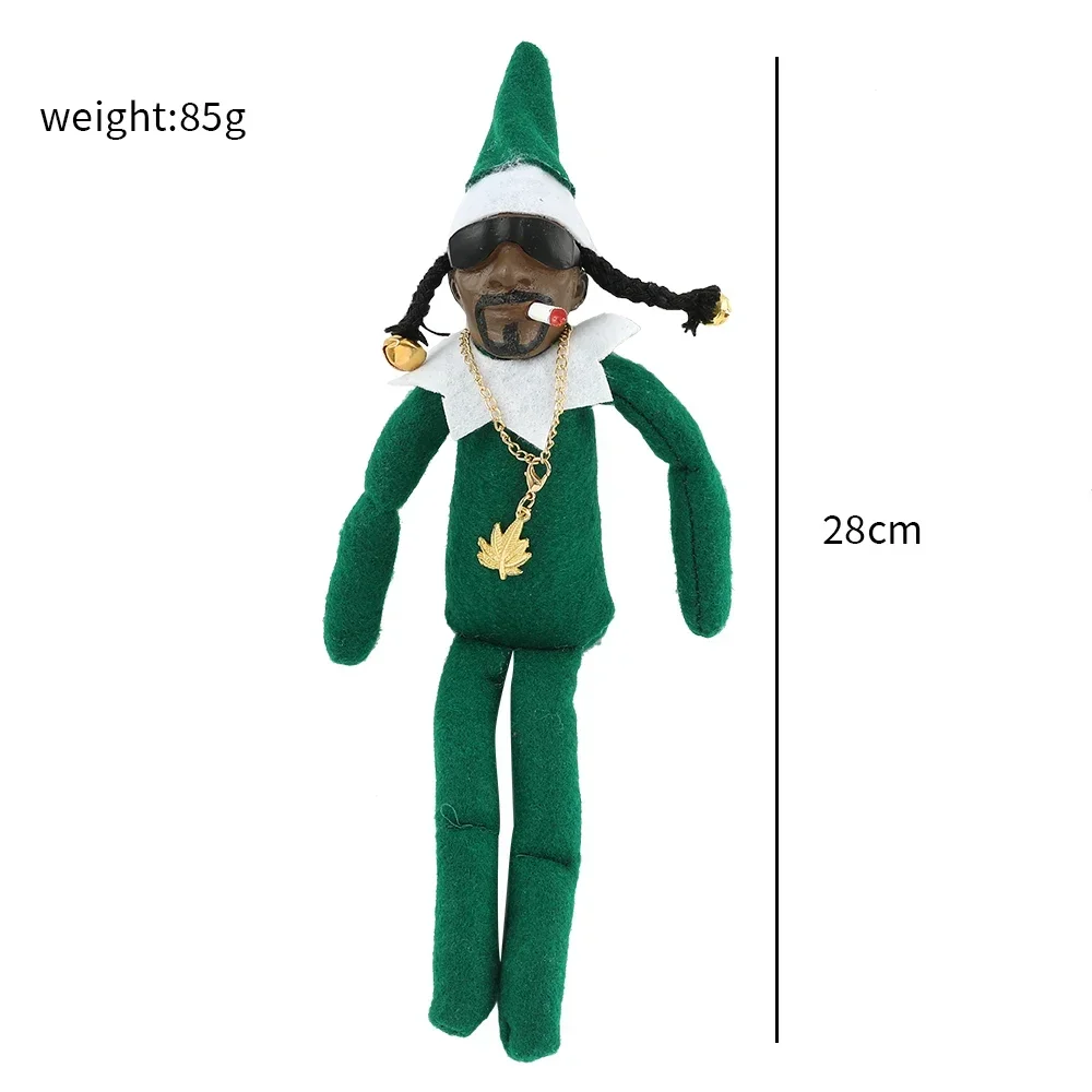 Snoop on A Stoop Christmas Elf Doll Spy on A Bent Christmas Elf Doll Home Decoration New Year Christmas Gift Toys Xmas Halloween