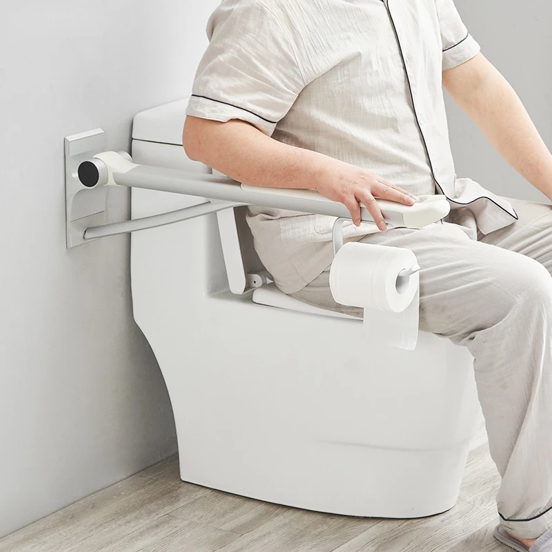 

Toilet Toilet Folding Armrest Toilet Bathroom Elderly Disabled Railing Non-Slip Safety Barrier-Free Booster Rack