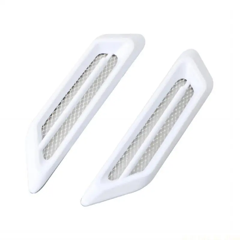 J0MA Auto Shark Gill Vent ABS Decorative Cover Quick Fixing for Cars & Motorcycles