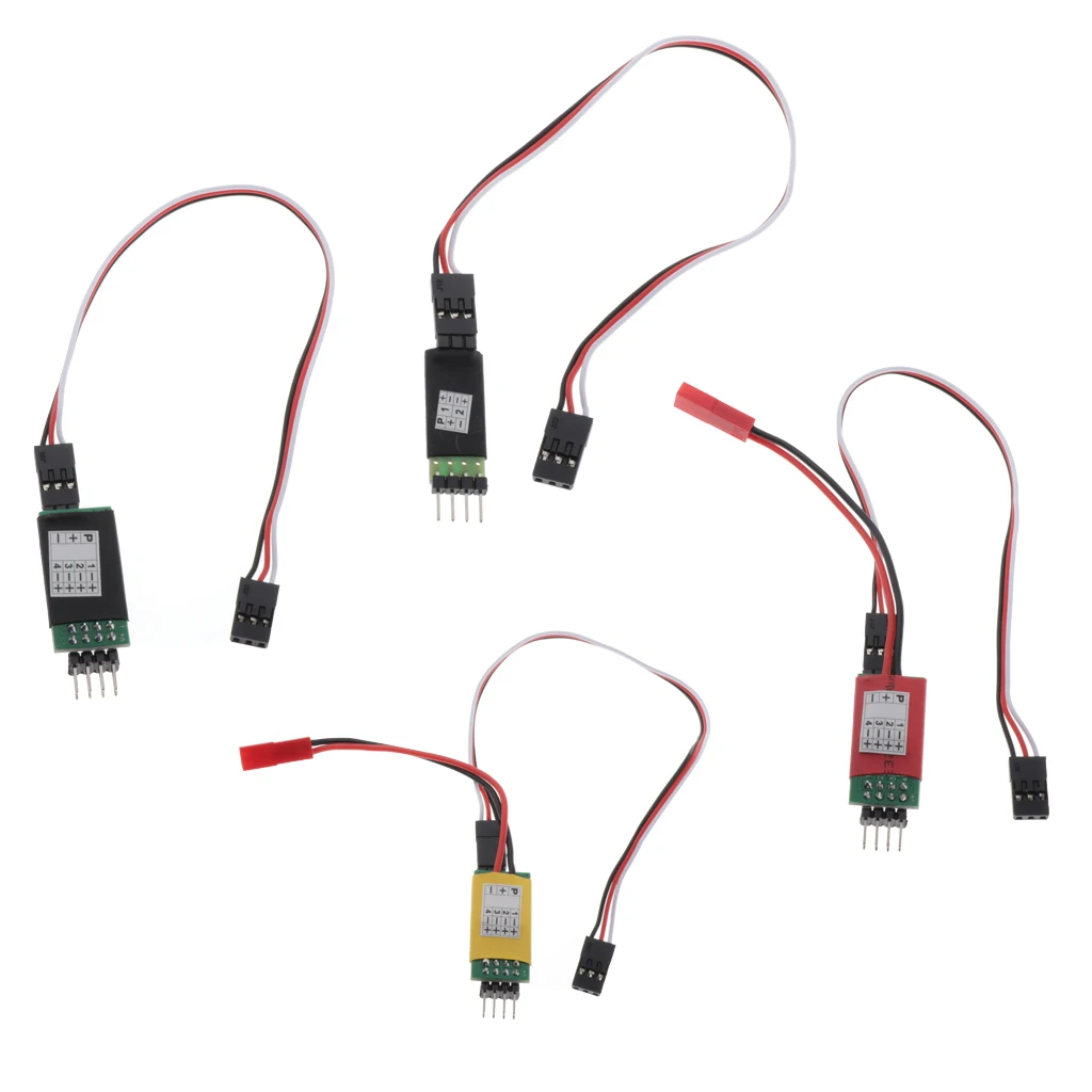 3CH Metal RC Car Lights Switch Plug and Play LED Controller Universal Model Car Remote for Off Road Scene