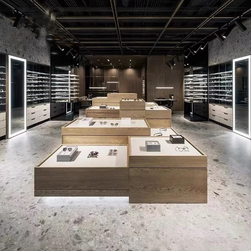 customized.Optical Shop Interior Design Decoration Sunglasses Retail Store Design Glasses Shop Display Showcase Furniture