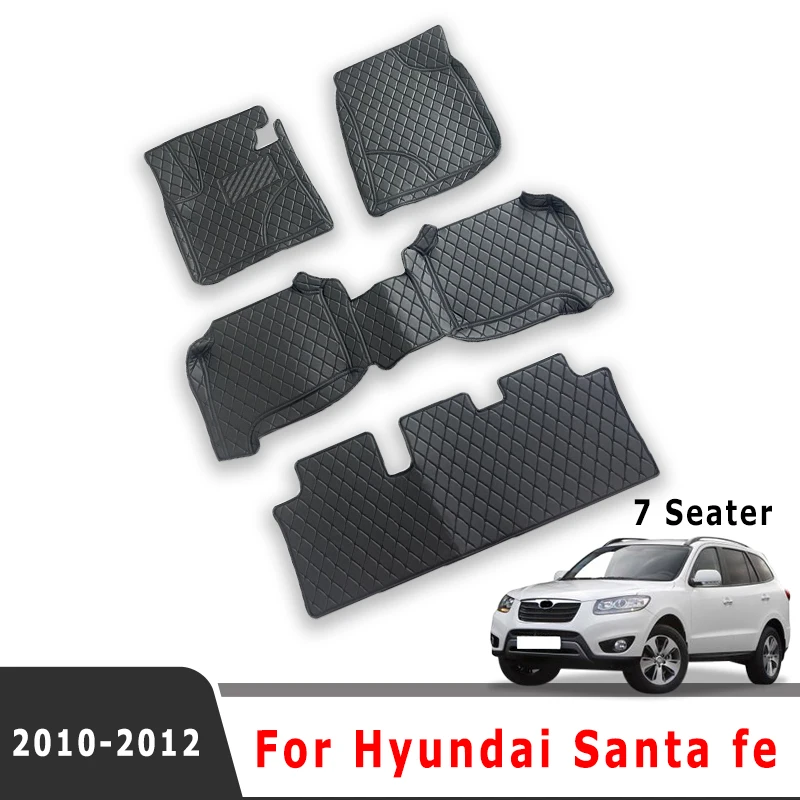 

Для Hyundai Santa Fe 2012 2011 2010 (7 мест) автомобильные коврики на заказ, внутренние ковры, педали, коврики для ног, автоаксессуары, коврик