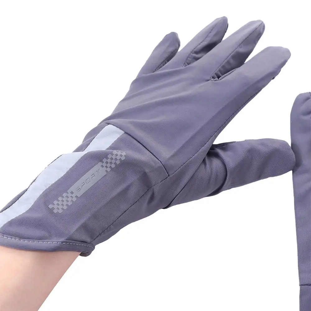 

Anti-UV Gloves Letter Show Two Finger Summer Sunscreen Gloves Women Driving Gloves Touch Screen Gloves Outdoor Riding Mittens