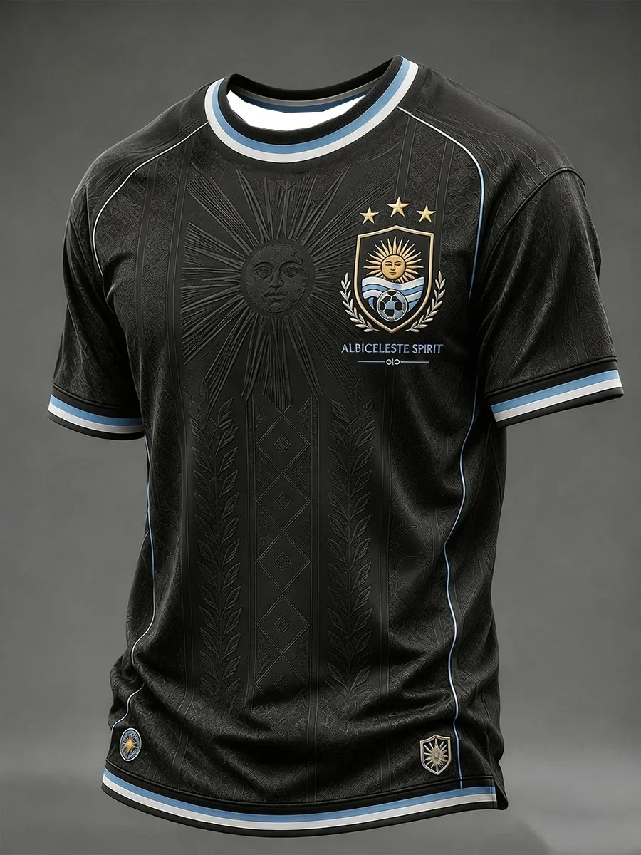 Argentina Samsung Fan Concept Football Jersey 2026 New 3D Print Quick Dry Men's Casual Training Soccer Shirt