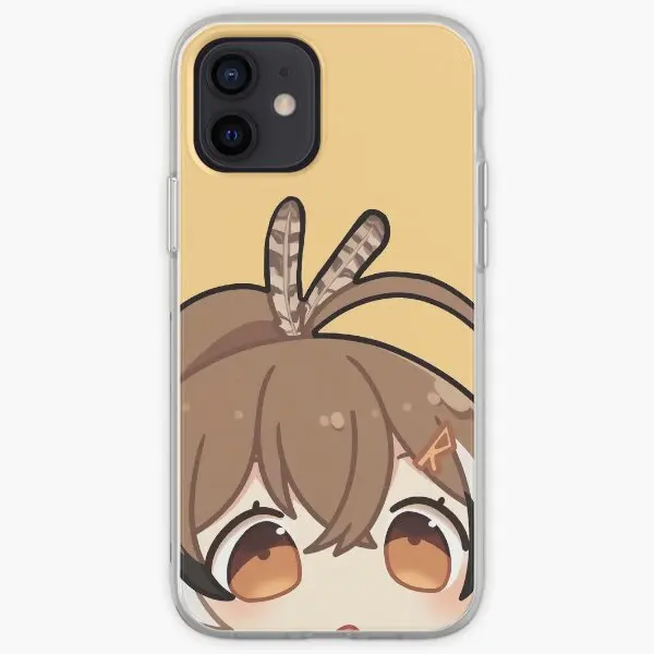 Nanashi Mumei Processing Loading Peeker  Phone Case Customizable for iPhone X XS XR Max 6 6S 7 8 Plus 11 12 13 14 Pro Max Mini