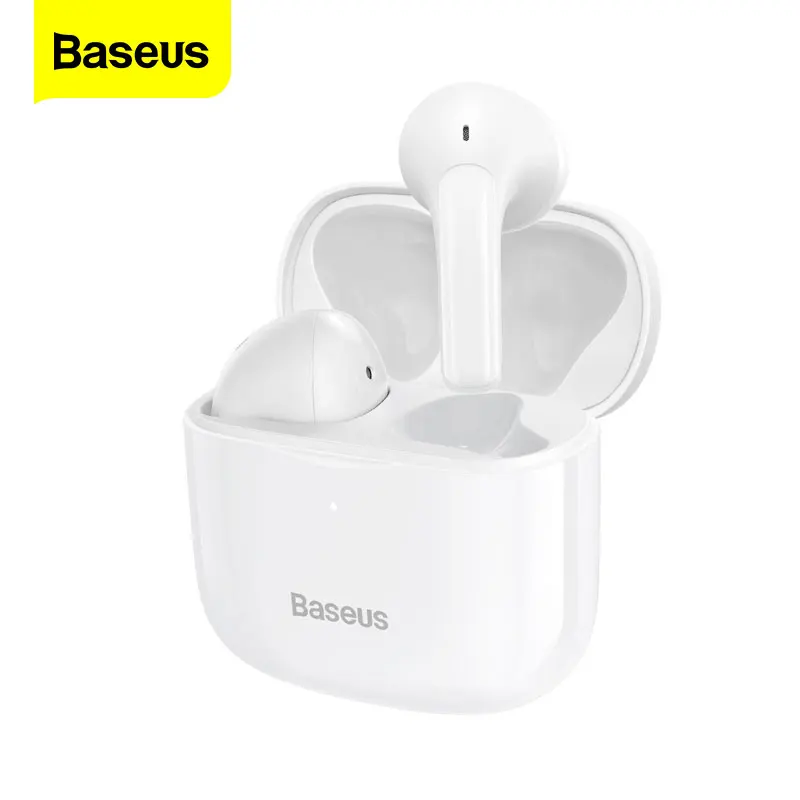 

Baseus E3 TWS Wireless Earphone Bluetooth 5.0 Headphone Headset True Wireless Earbuds For iPhone 12 Pro Max Handsfree Ear Buds