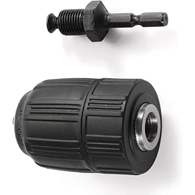 1/2Inch Keyless Drill Chuck Drill Chuck Adapter For Impact Driver Quick Connect