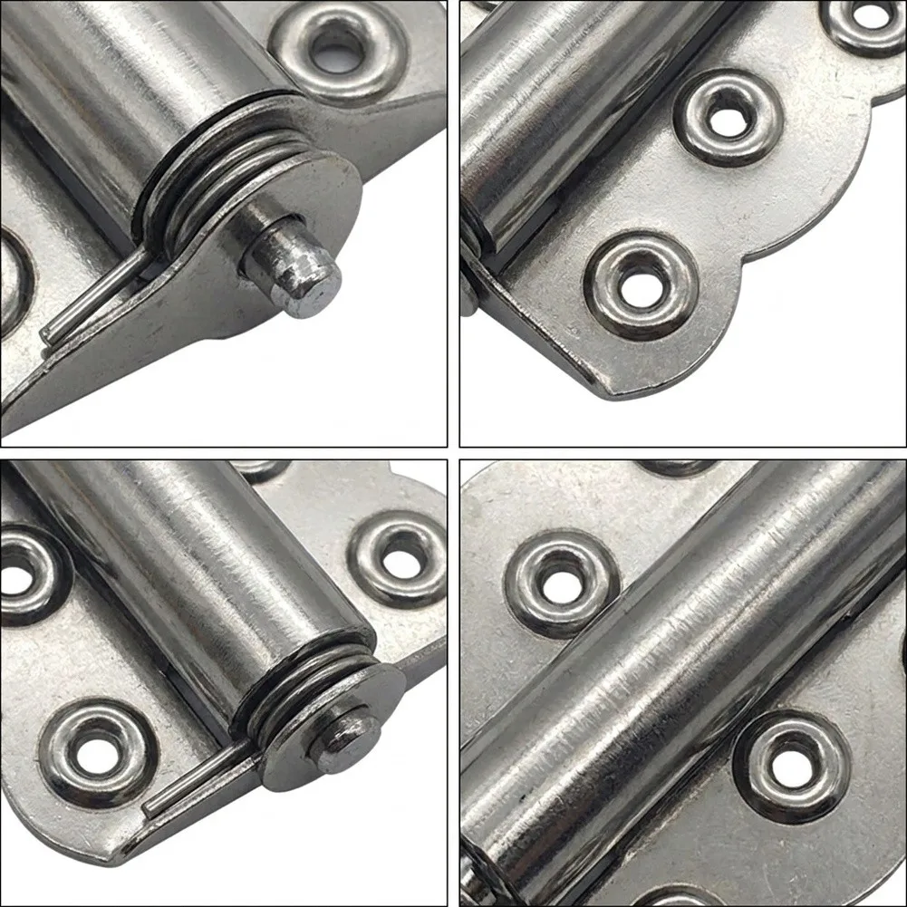 Stainless Steel For Butterfly Hinges 10 Pack for Automatic Closing Screen Doors and Low-Profile Cabinet Installations