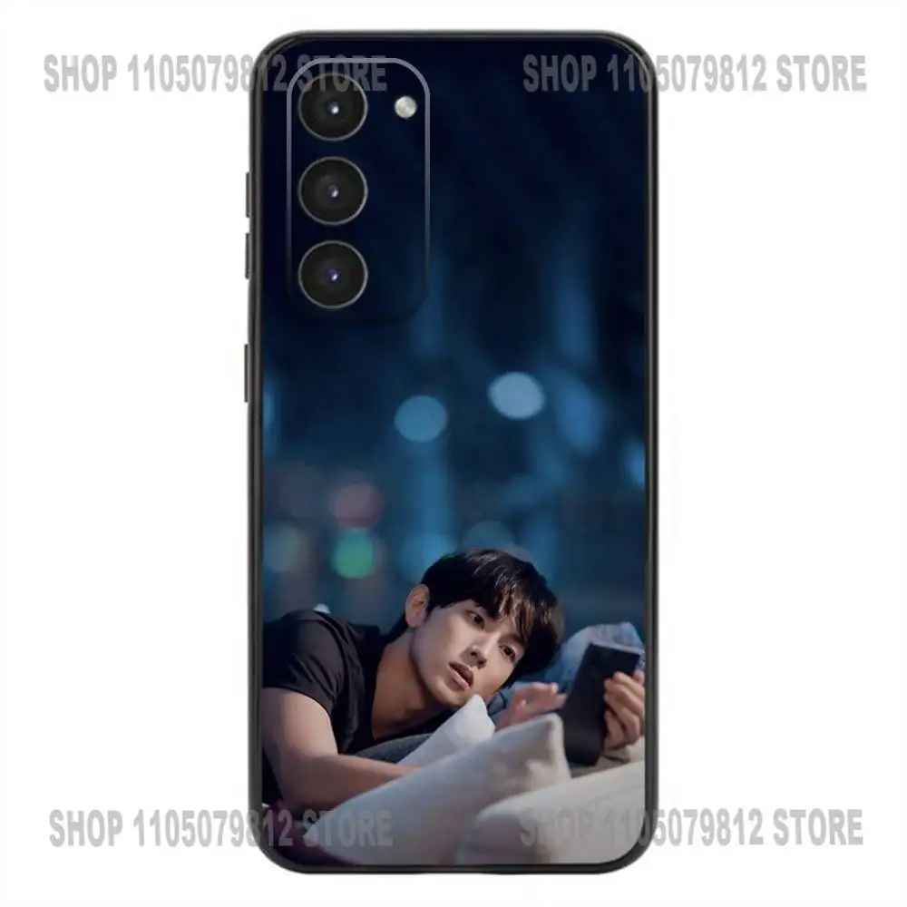 حافظة هاتف Y-Yim Siwan لهاتف سامسونج جالاكسي A20,21s,22,31,32,52,53,72,73,80,91 غطاء أسود من السيليكون الناعم