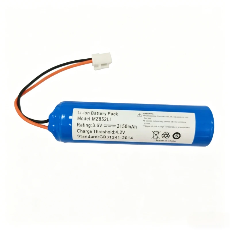 MZ852LI 3.6V 3.7V 2150mAh 2500mAh Rechargeable Lithium Battery Pack For DAHUA Smoke Detector Replacement Battery Accessories